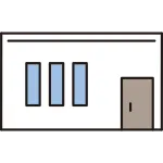 Detached House One Story House SVG Icon